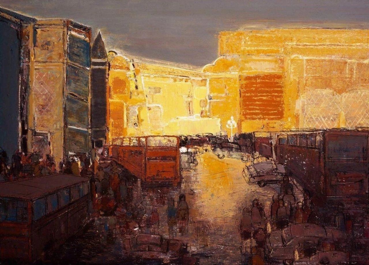 夜色歌声  130x160cm    2017年.jpg