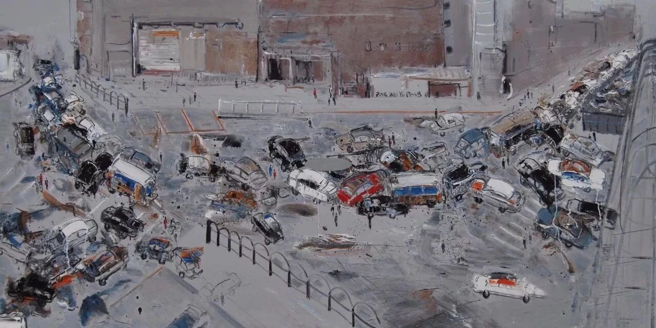 城市的命运之八   100x200cm  2014年.jpg