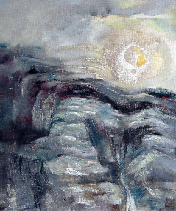 《天地玄黄》50x60cm  2017年 丁磊明.jpg