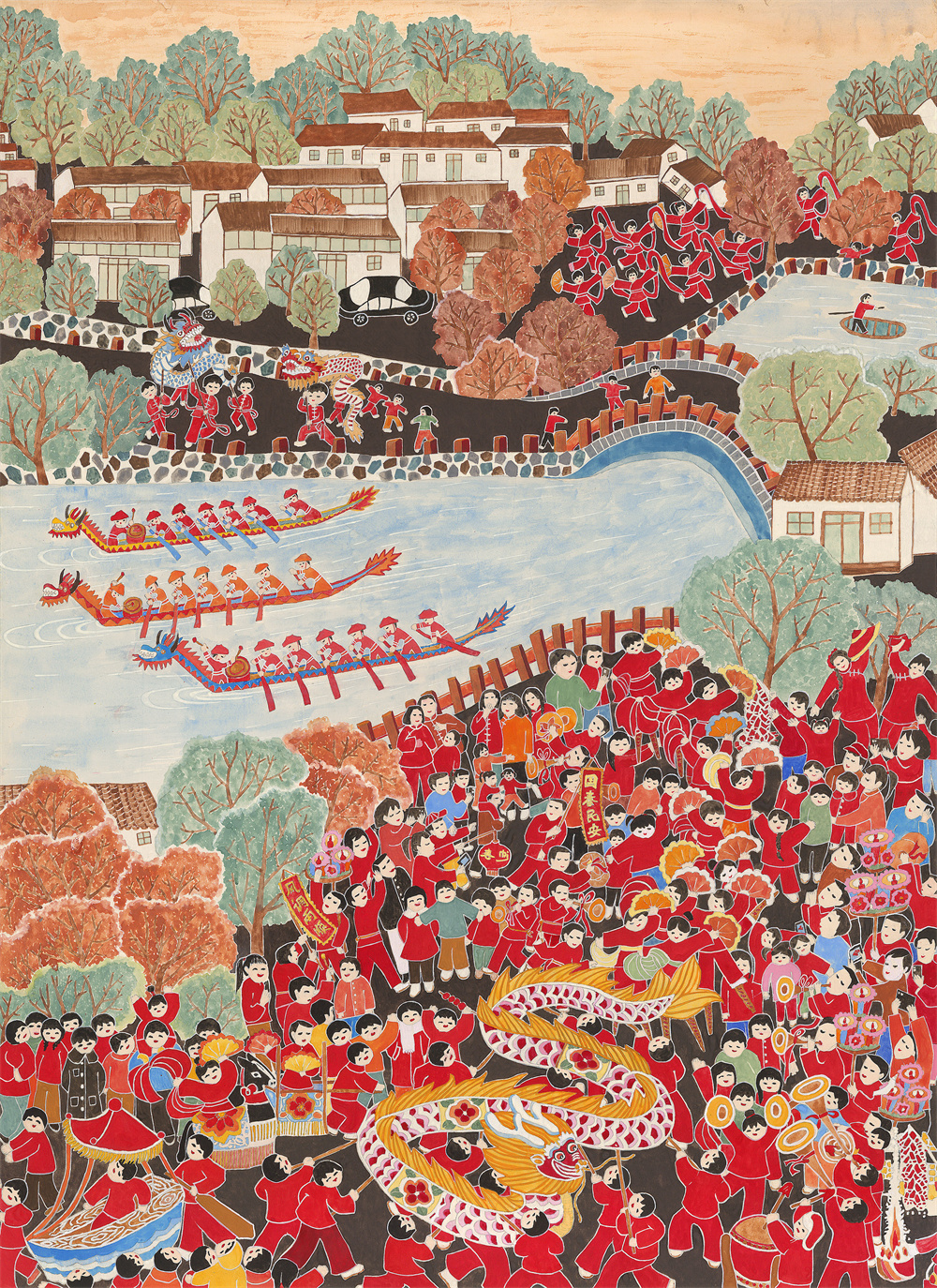 178-张学清 龙年农民乐 北京 108×79cm.jpg